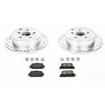 thumbnail image 3 of PowerStop Rear Z23 Evolution Sport Carbon-Fiber Ceramic Brake Pad and Drilled & Slotted Rotor Kit Fits: SCION Select Models K2319, 3 of 10