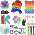 thumbnail image 1 of Juego de juguetes antiestrés Fidget Cube de 26 piezas para niños y adultos, 1 of 1