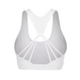 thumbnail image 7 of Womens Meduim Impact Sports Bras Criss Cross Back Sexy Running Bra Workout Running Crop Tops Longline Yoga Bra, 7 of 7