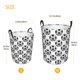 thumbnail image 3 of Fotbe Happy Soccer Cesto de Ropa con Asas, Cesto Impermeable de Gran Capacidad, Bolsa de Lavado para Dormitorio, Cesto de Ropa con Ruedas y Asas-Small, 3 of 6