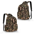 thumbnail image 2 of DISNIMO Kids School Backpack Camouflage Hunting Horse Print 17 Inch Lightweight Bookbag with Adjustable Straps for Boys, Primary Middle School Bag with Multiple Pockets, 2 of 7