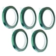 thumbnail image 3 of UPOUART 5Pcs Green Tape for Car Paint High Temperature Resistance 15MMx33Mx0.06in, 3 of 8