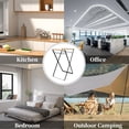 thumbnail image 5 of Zshan 1 piece（Black）Portable Garbage Bag Stand - Folding Camping Garbage Rack,Multi-Use Trash Bag Shelf Rubbish Bag Shelf Waste Sorting Bin for Living Room,Kitchen,Office, 5 of 5