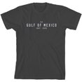 thumbnail image 3 of RIP Gulf of Mexico 1607-2025 Youth Charcoal Crew Neck Short Sleeve Tee-Medium, 3 of 4
