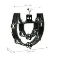 thumbnail image 3 of Hi Hat Tambourine Double Row Metal Jingles Bell Hand Held Percussion Half Moon Tambourines Musical Instrument for Adults Kids Party, KTV, Events, Church, 3 of 9