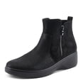 thumbnail image 2 of Flexus Women's YANCEY Wedge Booties with Embossed Pattern, Dual Zippers, and Comfortable Fit, 2 of 9