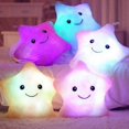 thumbnail image 4 of Almohada de Felpa con Forma de Estrella Vhermosa LED de Colores, 4 of 6