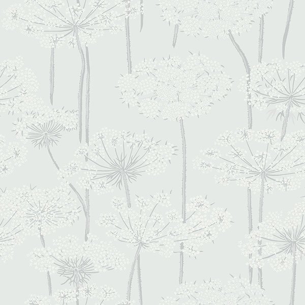 Borastapeter Ingrid Grey Dandelion Meadow Wallpaper Walmart Com