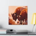 thumbnail image 4 of Bison in Art Deco - Canvas, 4 of 10