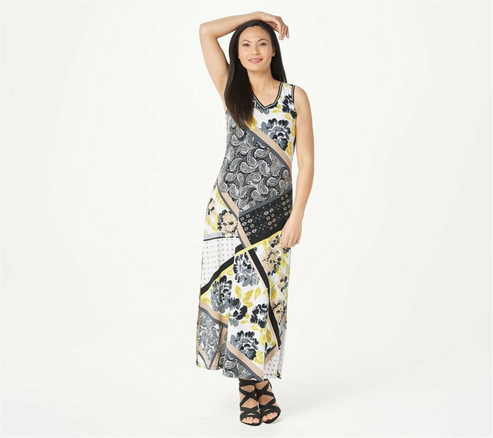 Susan Graver Petite Printed Liquid Knit 