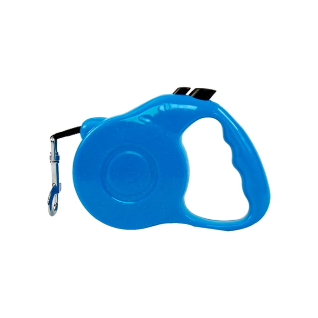 Correa retráctil para perro ilios innova color azul 15 kg max