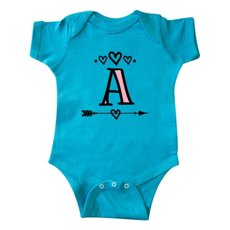 

Inktastic Letter A Monogram Tribal Arrow Gift Baby Girl Bodysuit
