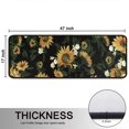 thumbnail image 5 of Kitchen Rugs Sets Of 2,Black White Flower Sunflower Pattern Anti Fatigue Kitchen Mat Rugs Non Slip Washable,Decorative Kitchen Floor Mats for Kitchen,Sink,Laundry,17"x47"+17"x47", 5 of 5