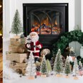 thumbnail image 4 of unbranded 16pcs Model Train Tree Small Tree Decoration Flocked Snowflake Landscape Enhancement Crafters Garden Decor, 4 of 5