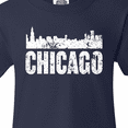 thumbnail image 4 of Inktastic Chicago Skyline Grunge Youth T-Shirt, 4 of 5