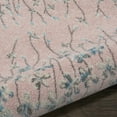 thumbnail image 7 of Desert Fields Contemporary Floral Pink 2' x 4' Area Rug, (2' x 4'), 7 of 7