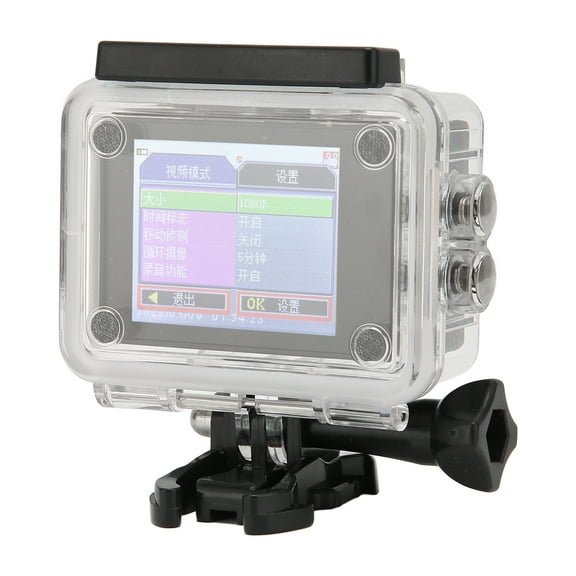 Waterproof Action Camera, 1080P HD, 131ft Depth, 900mAh Battery  140 Wide Angle, Includes Mounts!