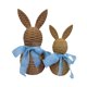 thumbnail image 2 of 2 piezas de adornos de conejito de Pascua tejidos, decoración para fiestas de Pascua, artículos decorativos Azul, 2 of 9