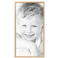 thumbnail image 2 of ArtToFrames 21" x 40" Red Oak Wood Picture Frame, 21x40 inch Brown Wood Poster Frame (WOM-4878),  Pack, 2 of 7