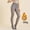 Gray, variant on Fleece Lined Tights Women - 300G Ladies Wearing Fake Flesh Through and Winter Skin Through Oversized Leggings with Fleece Hickened Cropped Pants - Black M