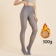 thumbnail image 1 of Leggings extragrandes de 300 g para mujer con forro polar y pantalones cortos de poliéster., 1 of 8