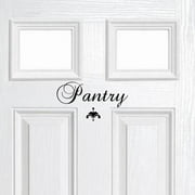Pantry Vinyl Door Lettering Decal