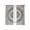 Khaki Gray Blue Tan Brown, variant on Sheer Curtains 108 Inches Long, Boho Blue Light Filtering Window Curtains for Living Room, Retro Tribal Traditional Distressed Printed Rod Pocket Voile Sheer Curtain Drapes, 52"W x 108"L, 2 Panels