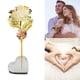 thumbnail image 4 of Hoja De Oro De 24 Quilates, Rosa Artificial Para Siempre, Artesanías Hechas A Mano, Regalo De San Valentín Para Novias Yuarrent HA025543-01, 4 of 5