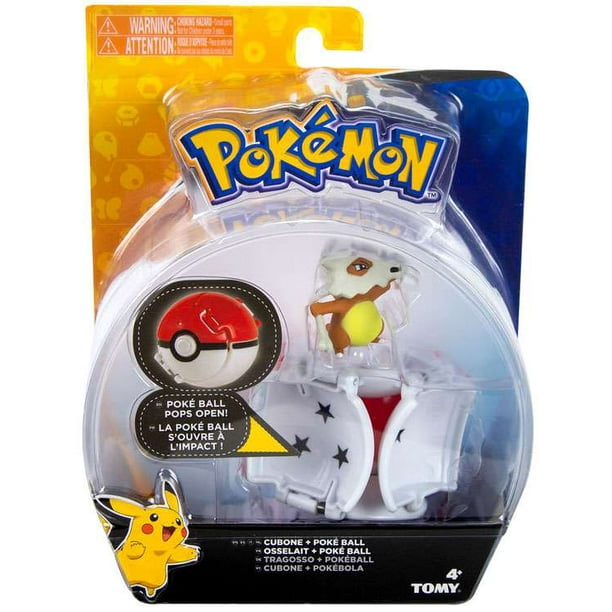 pokemon throw n pop pokeball pikachu poke ball cubone repeat figure set