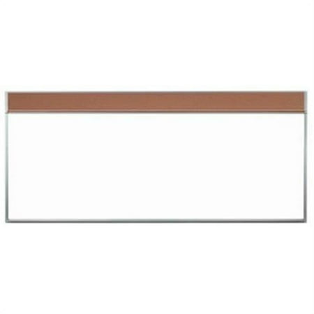Aarco Products 120E-48M-876 Combination Tackboard- Powder Blue - 4 x 8 ft.