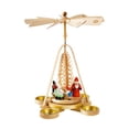 thumbnail image 2 of Alexander Taron 10" Richard Glaesser Santa Christmas Pyramid Tea Light Candle Holder, 2 of 2