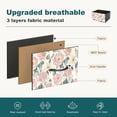 thumbnail image 5 of Sybels Dresser with 9 Drawers, Retro Floral Pattern Fabric Bins with Wooden Top for Bedroom, Closet, Entryway Hall, Brown, 5 of 8