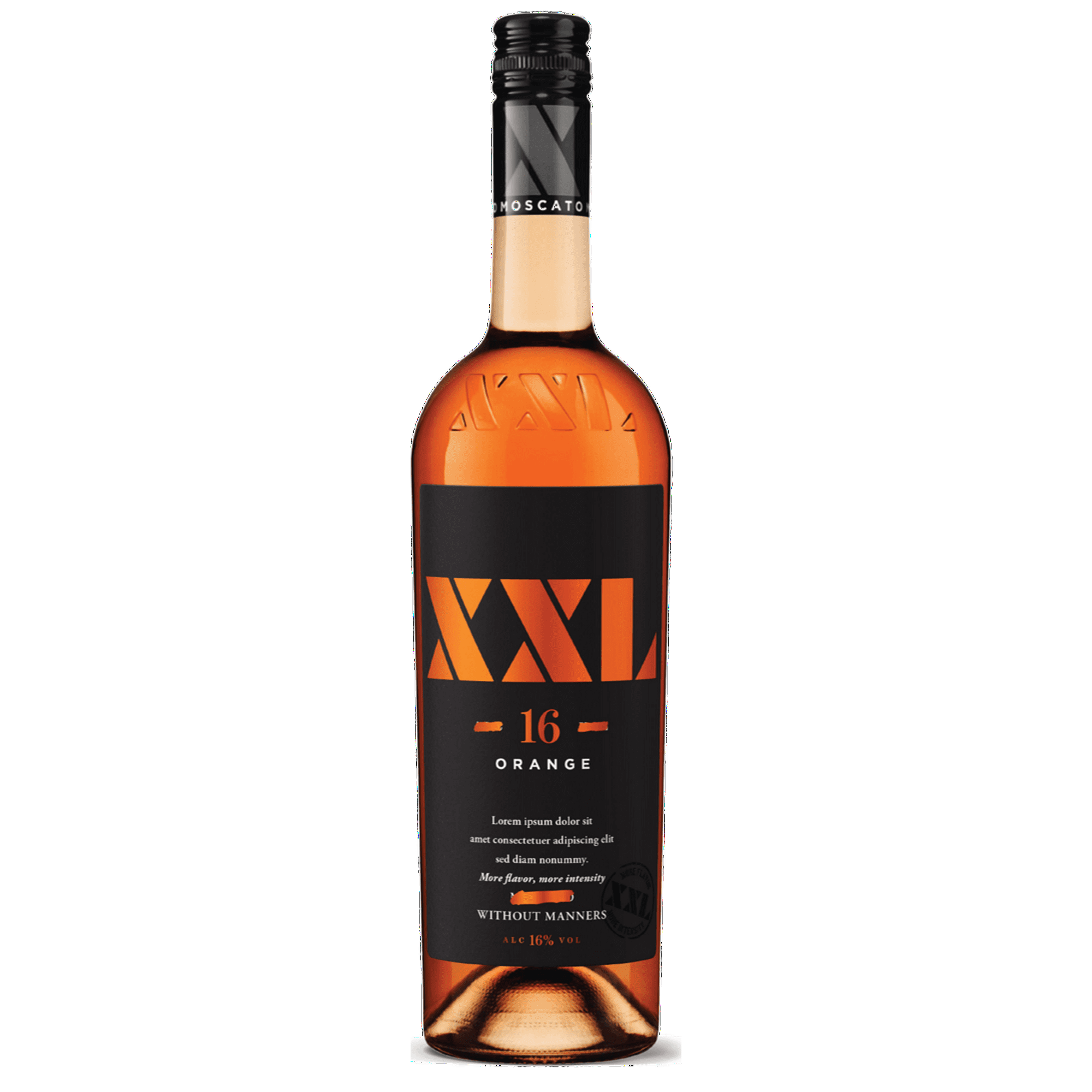 XXL Orange Moscato, 750 ml Glass Bottle, 16% ABV