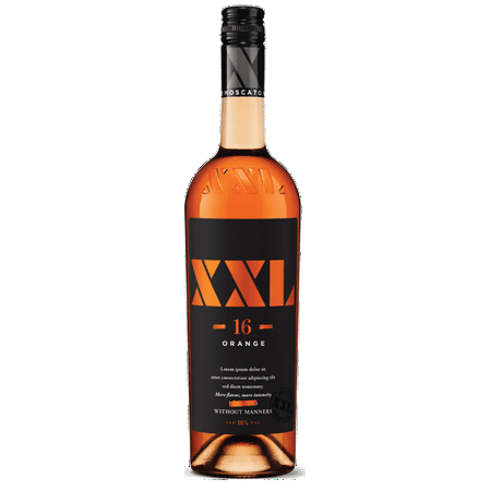 XXL Orange Moscato, 750 ml Glass Bottle, 16% ABV