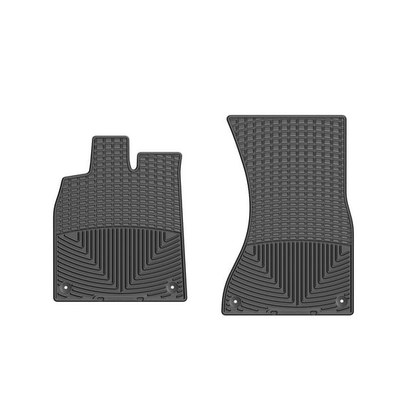 WeatherTech All-Weather Floor Mats compatible with Audi S6, A6, A7, RS7, S7 - 1st Row (Driver & Passenger), Black