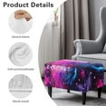 thumbnail image 6 of Xoenoiee Galaxy Print Stretch Rectangle Ottoman Cover Breathable Folding Storage Stool Furniture Protector Soft Rectangle Slipcover with Elastic Bottom, S, 6 of 7