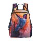 thumbnail image 1 of Fotbe Vibrant Hummingbird Watercolor Art Mochila Ligera para Hombres y Mujeres - Duradera y Resistente al Agua, Ideal para Escuela, Trabajo, Viajes y Uso Diario, 1 of 7