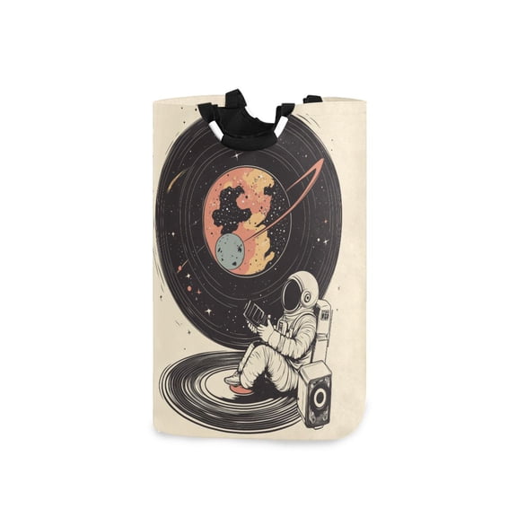 Yayeee Freestanding Laundry Hamper with Handle Collapsible Large Storage Basket for Clothes, Space Record