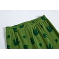 thumbnail image 6 of Toddler Boys Pajamas 100% Cotton Winter Pjs for Boy Jammies T-Rex Dinosaur Sleepwear Clothes Sets(Green Dinosaur-6225 4T), 6 of 7