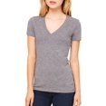 thumbnail image 2 of Bella + Canvas Ladies' Triblend Short-Sleeve Deep V-Neck T-Shirt, 2 of 6