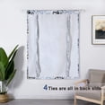 thumbnail image 6 of DriftAway Acacia Floral Blossom Watercolor Printed 100 Percent Blackout Thermal Insulated Tie Up Adjustable Balloon Rod Pocket Curtain, 42" x 63", Navy, 6 of 8
