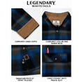 thumbnail image 5 of Legendary Whitetails Men's Buck Camp Flannel Shirt Long Sleeve Button Down 100% Cotton, 5 of 7