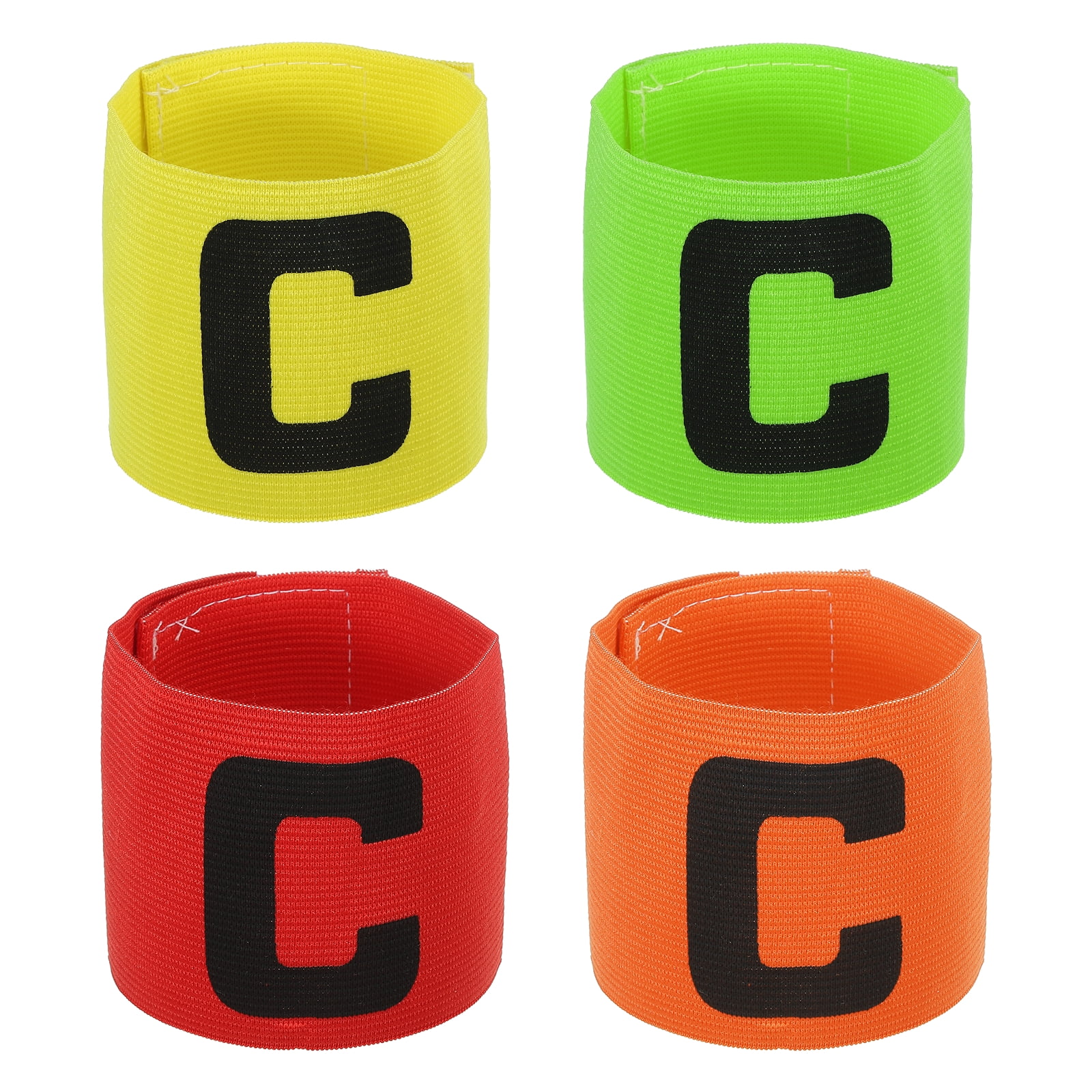 Lot De 3 Brassards Capitaine Ajustables – Rose Fluo, Pour Foot, Rugby Ou Basket
