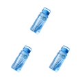 thumbnail image 4 of Unatoiry Bouteille d'Eau Multifonctionnelle Récipient Coloré Grande Capacité Étanche en Plastique pour Randonnée Pêche Cyclisme Bleu 1000ml 3Ensemble, 4 of 6