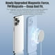 thumbnail image 4 of Funda de teléfono de silicona líquida magnética para iPhone 15 14 13 12 11 Pro Max Mini X XR XS 8 Plus SE para cubierta de carga inalámbrica Magsafe, 4 of 5
