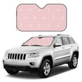thumbnail image 3 of YFYANG Front Windshield Sun Shade, Pink Heart Pattern Foldable Car Visor for Cars, Trucks, SUVs, Small, 3 of 9