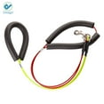 thumbnail image 2 of Deago Pet Dog Harness No-Sit Per Haunch Holder Grooming Restraint Harness Leash Loop (Yellow+Red), 2 of 8