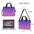 thumbnail image 3 of FORMRS 16" Laptop Bag Carrying Sleeve Case with Handle Travel Shoulder Briefcase, Pixel Love, 3 of 8