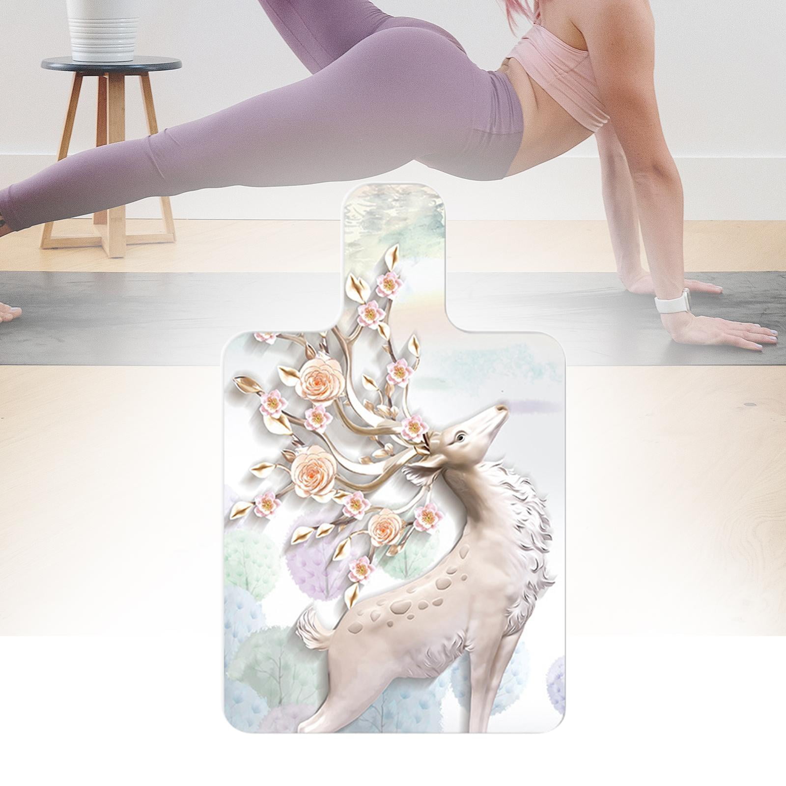 Pilates Reformer Mat Sweat Absorbing Anti Slip Soft 24Inx39in Thick