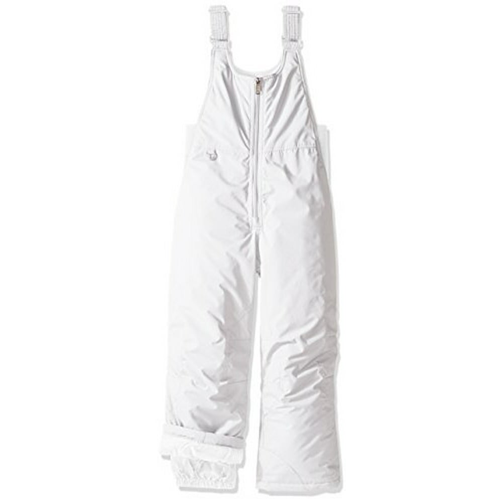 White Sierra Youth Toboggan Insulated Bib Snow Pant Small, Milky